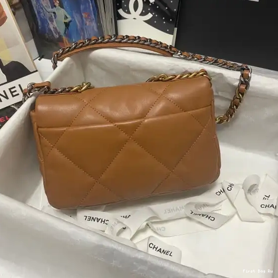 First Bag Ru CHANEL 19 BAG FLAP 0613